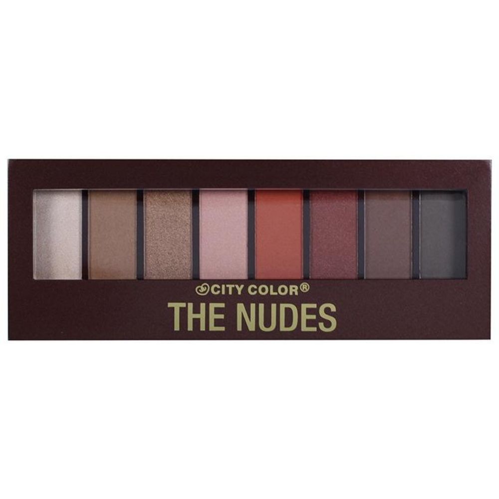 City Color The Nudes Eyeshadow Palette 8 X 1 gr