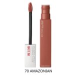 maybelline super stay matte ink liquid lipstick 70 amazonian